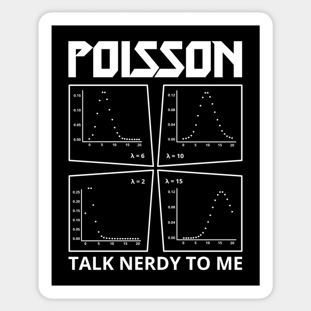 Poisson: Talk Nerdy to Me Parody Sticker by donovanh